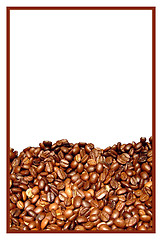 Image showing Coffee beans frame