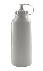 Image showing white plastic paint bottle