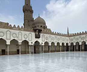 Image showing inside El Azhar Mosque