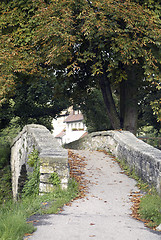 Image showing old stone bridge