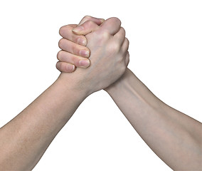Image showing arm wrestling