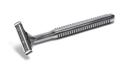 Image showing metallic safety razor