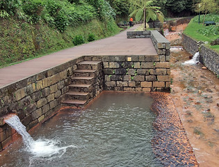 Image showing mineral spring canalisation at Sao Miguel Island