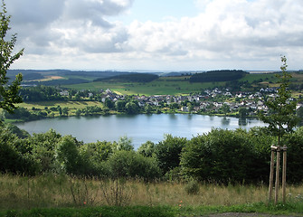 Image showing idyllic Schalkenmehrener Maar