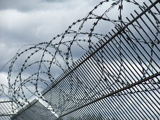 Image showing safety fence detail