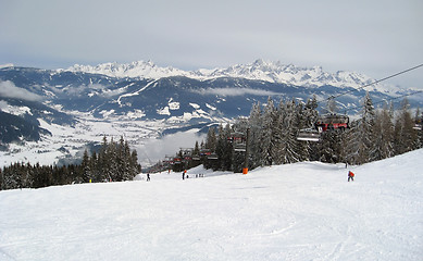 Image showing panoramic scenery around Wagrain