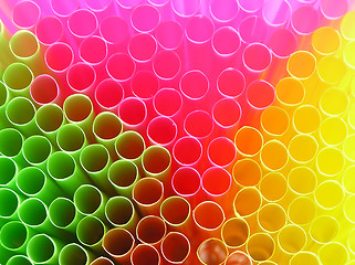 Image showing Drinking straw