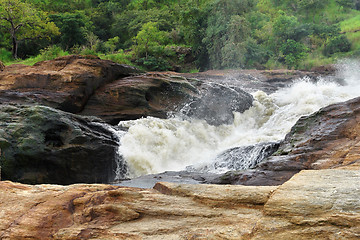 Image showing whitewater at the Murchison Falls