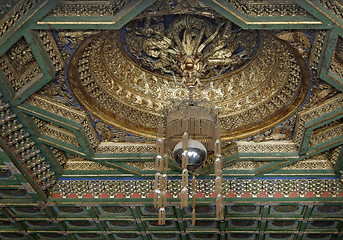 Image showing colorful chinese ceiling