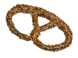 Image showing sesame pretzel