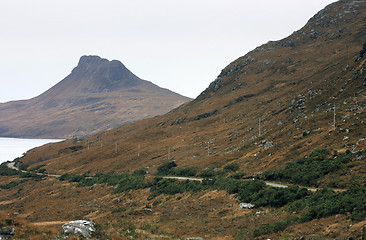 Image showing scottish scenery with hills