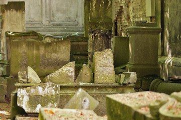 Image showing detail of a old graveyard in Berlin