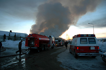 Image showing Fire tragedy