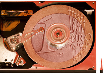 Image showing open hard disk detail