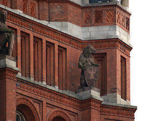 Image showing Red Town Hall in Berlin