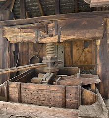 Image showing historic wine press