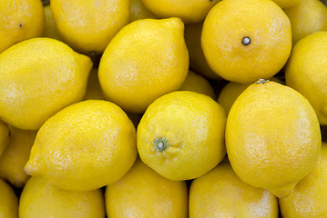 Image showing full frame lemon background