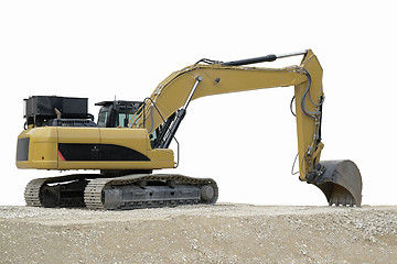 Image showing relaxed yellow digger