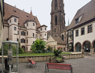 Image showing Stadtresidenz Ebersmunster and church in S