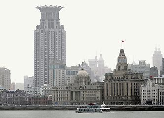 Image showing Shanghai at Huangpu River