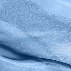 Image showing blue fabrics with moirÃ©