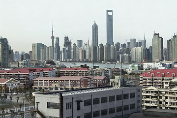 Image showing Pudong skyline in Shanghai
