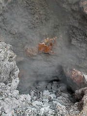 Image showing stony hot spring detail