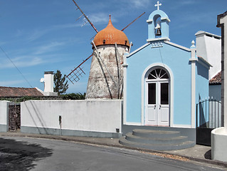 Image showing windmill at Sao Miguel Island