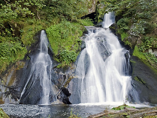 Image showing idyllic Triberg Waterfalls