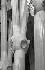 Image showing architectural detail of Sagrada Familia