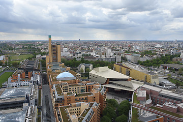 Image showing aerial view of Berlin at summer time