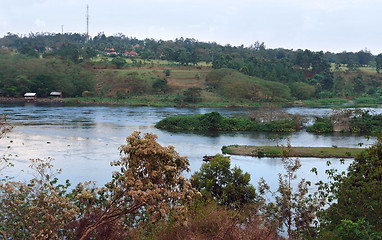 Image showing near River Nile source in Uganda