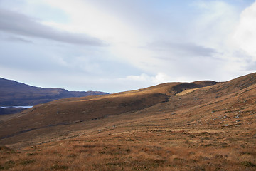 Image showing idyllic landscape near Stac Pollaidh