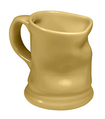 Image showing dented yellow cup