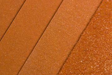 Image showing orange sandpaper variations