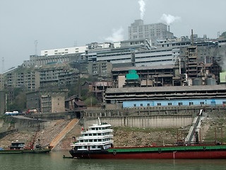 Image showing industrial scenery around Chongqing