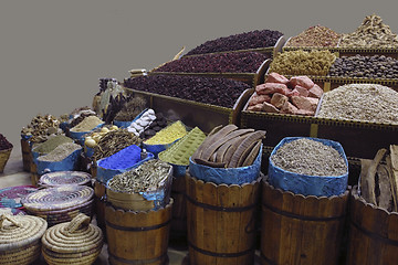 Image showing bazaar in Aswan