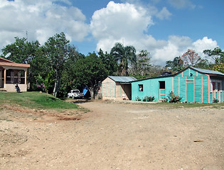 Image showing cabins at Dominican Republic