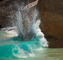 Image showing Ocean surf.