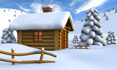 Image showing Log cabin