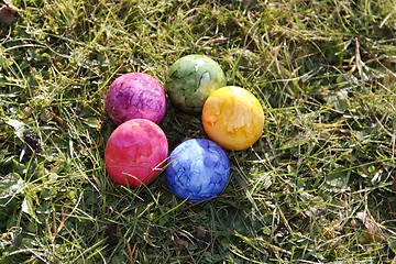 Image showing easter eggs