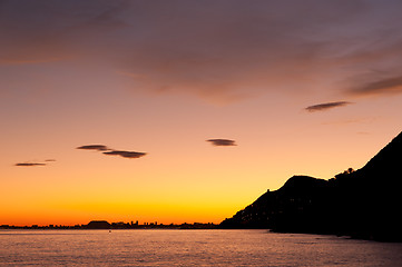 Image showing Alicante at dusk