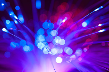 Image showing Abstract background blurry lights