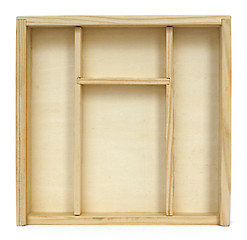 Image showing Empty wooden box