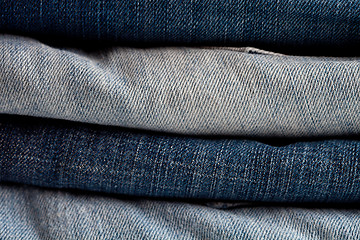 Image showing blue and grey jeans