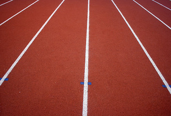 Image showing Tartan tracks