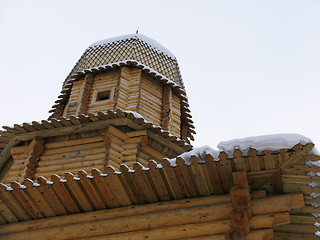 Image showing Wooden tower