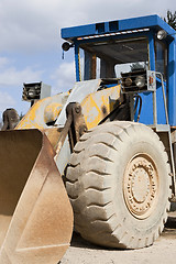 Image showing Front loaders in quarry