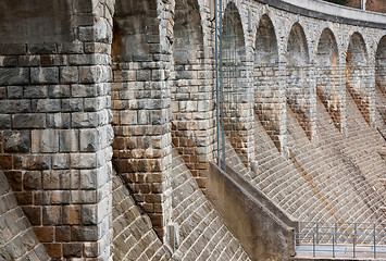 Image showing Architectural feature bridge dam in Sedlice, Europe, Czech Republic