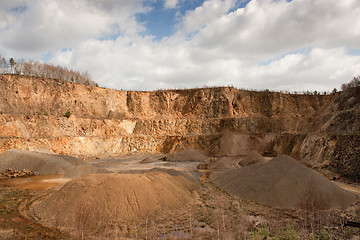 Image showing Granite quarry mining 